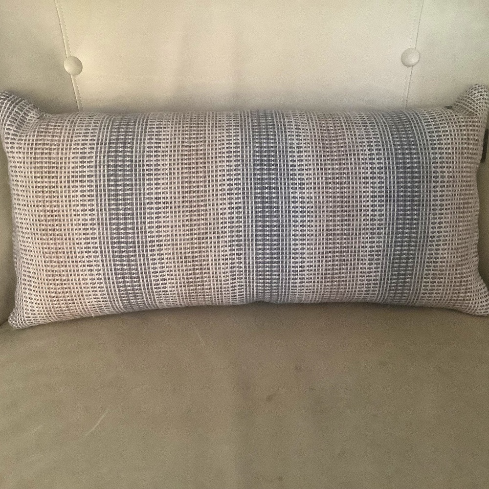 Pair of stunning Maharam pillow with feather inserts